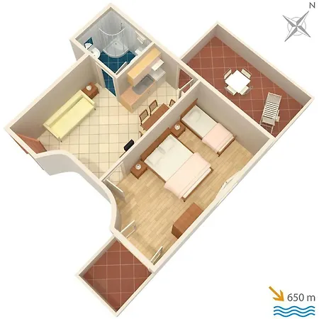 Apartman With A Swimming Pool Baska, Krk - 5354 *